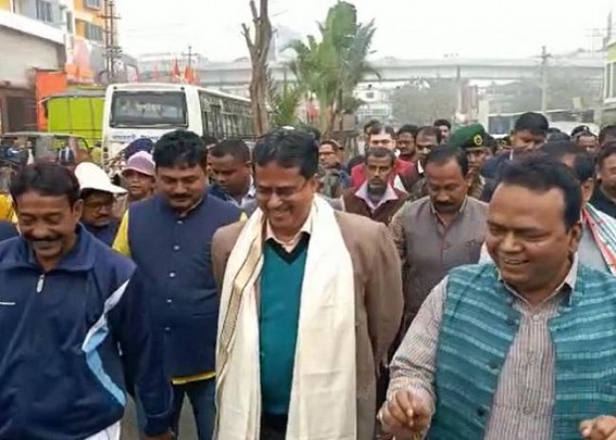 CM Manik Saha laughed at CPI-M, Congress’s Alliance : Claims, ‘This Blunder will help BJP to Win very Easily in 2023 Election’ CM Manik Saha laughed at CPI-M, Congress’s Alliance : Claims, ‘This Blunder will help BJP to Win very Easily in 2023 Election’